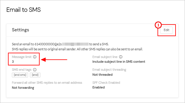 How do I stop my email signature or disclaimer being sent in my messages when sending via Email to SMS_01a.jpg